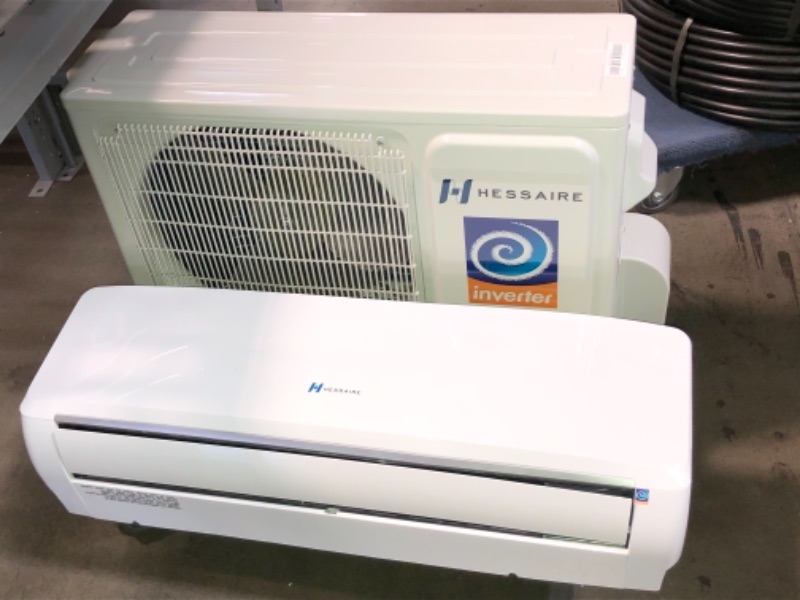 Photo 18 of Hessaire DIY 12,000 BTU 1-Ton Ductless Mini Split Air Conditioner and Heat Pump with Variable Speed Inverter and Remote, 208/230V