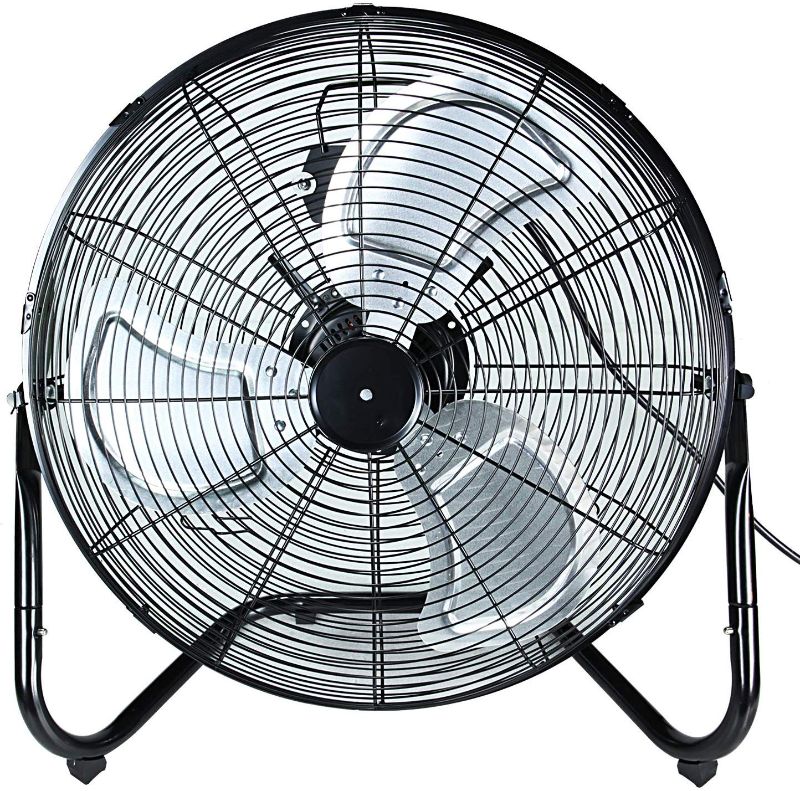 Photo 1 of Simple Deluxe 20 Inch 3-Speed High Velocity Heavy Duty Metal Industrial Floor Fans Oscillating Quiet for Home, Commercial, Residential, and Greenhouse
