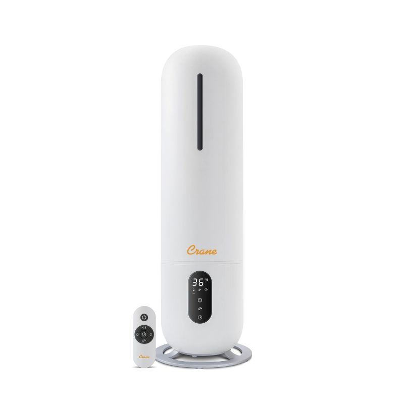 Photo 1 of 2 Gal. Tower Ultrasonic Cool Mist Top Fill Humidifier with Remote & UV Light for Medium to Large Rooms up to 500 Sq. Ft - N/a
