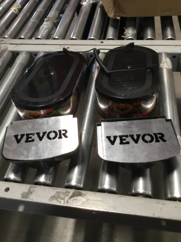 Photo 2 of VEVOR 110V Slushy Machine 24L Double Bowl Frozen Drink 700W Stainless Steel