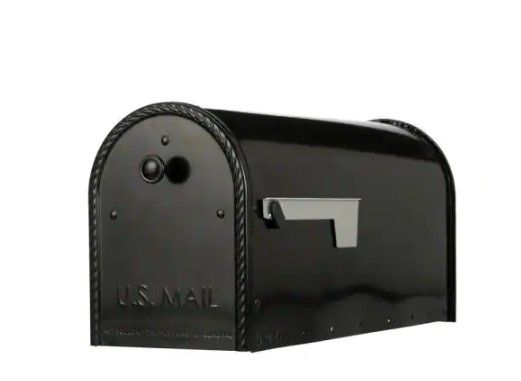 Photo 1 of 
Gibraltar Mailboxes
Edwards Black, Large, Steel, Post Mount Mailbox