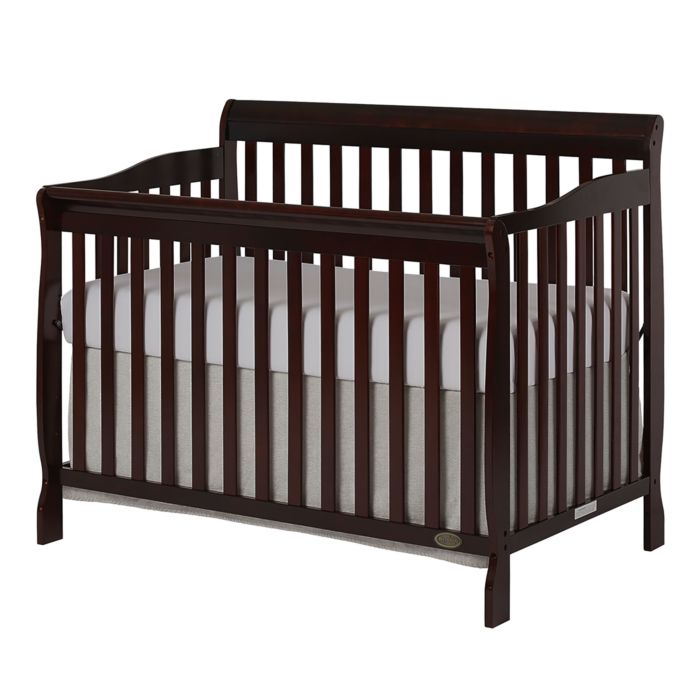 Photo 1 of (PARTS ONLY: BROKEN ENDS)
Dream On Me Ashton 5-in-1 Convertible Crib in Espresso