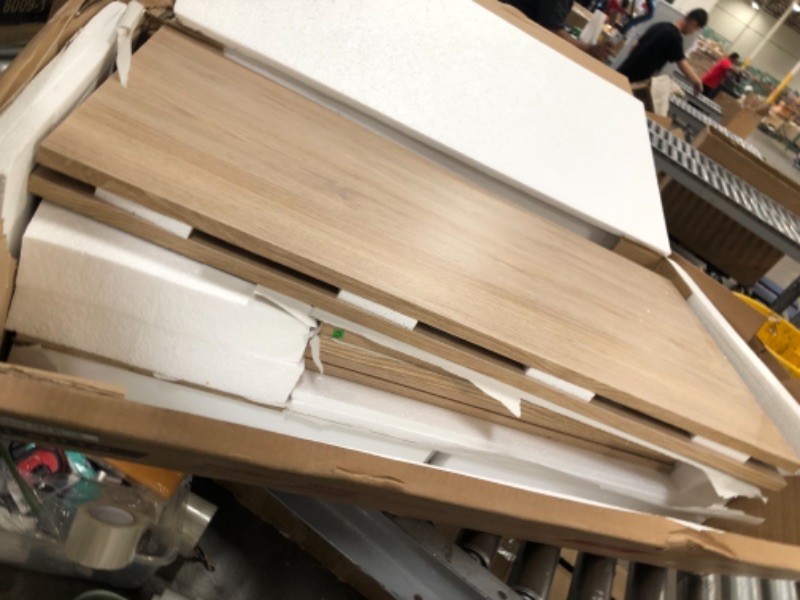 Photo 1 of ***BOX ONE ONLY*** Baxton Studio /WHITEWASH-CHEST Mid-Century Modern Natural Oak and Whitewashed Finished Wood 4-Drawer Chest
