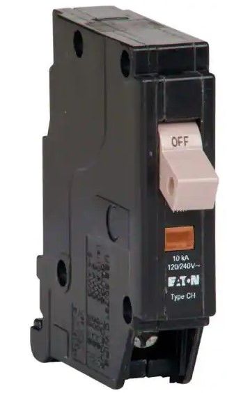 Photo 1 of CH 20 Amp 1-Pole Circuit Breaker with Trip Flag-10pack 
