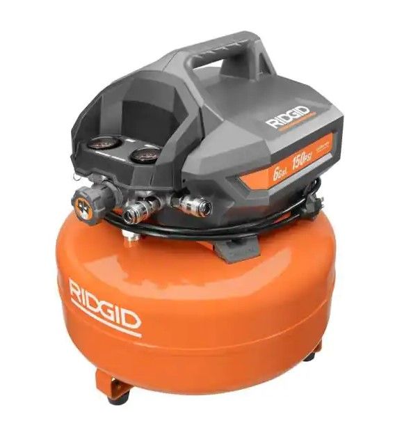 Photo 1 of RIDGID 6 Gal. Portable Electric Pancake Air Compressor