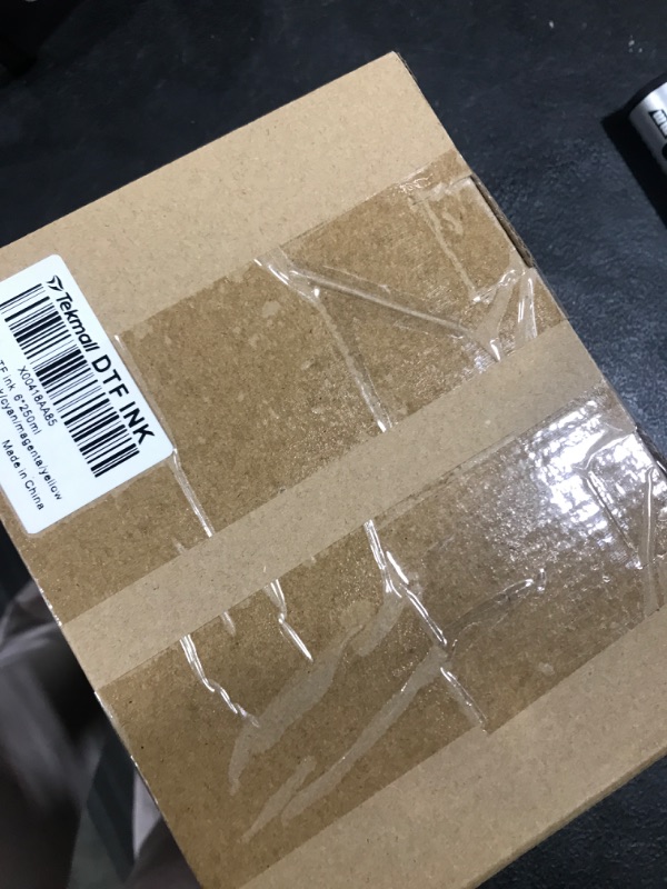 Photo 1 of DTF Ink for et 8550 Pigment DTF Transfer Ink for PET Film, Refill for DTF Printers, XP600 I3200 4720 L1800 xp-15000 et-8550, for Heat Transfer Printing Direct to DTF Film(250ml*6, 2W+1B+1C+1M+1Y)