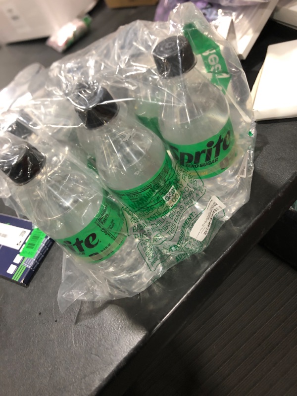 Photo 1 of Sprite Zero Sugar Lemon Lime Diet Soda Pop Soft Drinks, 16.9 fl oz, 6 Pack Sprite Zero Sugar 16.9 fl oz (Pack of 6)