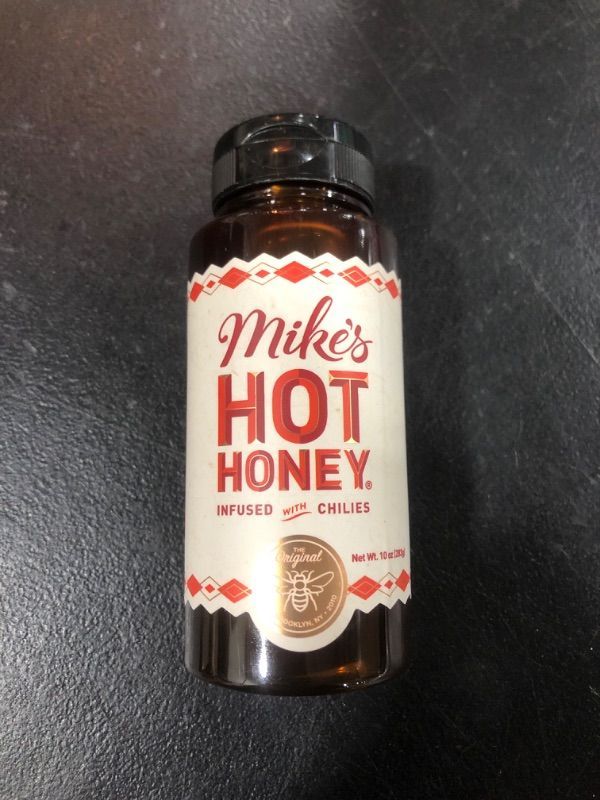 Photo 2 of Mike's Hot Honey, America's #1 Brand of Hot Honey, Spicy Honey, All Natural 100% Pure Honey Infused with Chili Peppers, Gluten-Free, Paleo-Friendly (10oz Bottle, 1 Pack) 10 Ounce (Pack of 1) BB 06.21.29