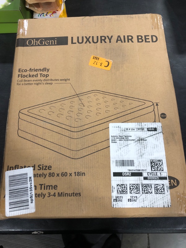 Photo 1 of Air Mattress Queen with Built-in Pump for Guest