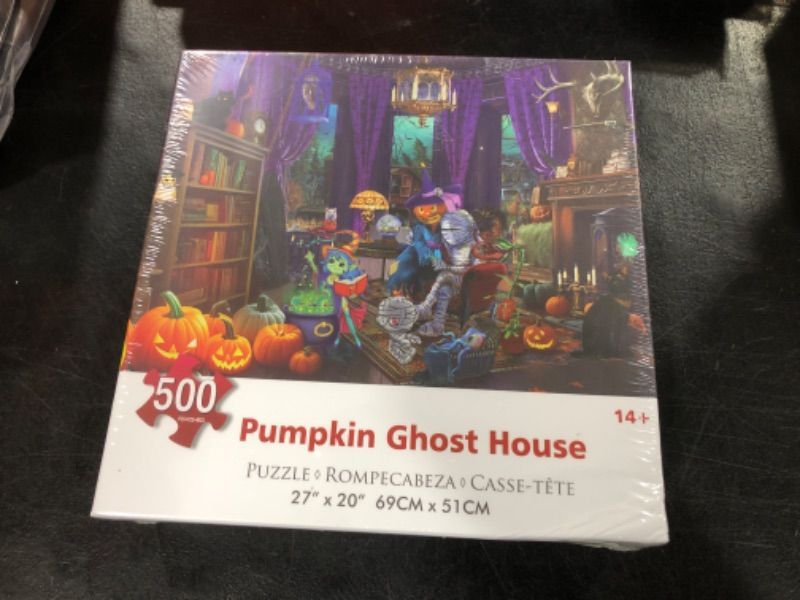 Photo 2 of CGRLVDXW 500 Piece Puzzles for Adults, Halloween Puzzle, Large Funny Witch is Mummy Jigsaw Puzzles 500 Pieces for Halloween Decorations 27" x 20"