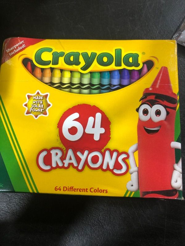 View 2 of Crayola Crayon Set, 3-5/8", Permanent/Waterproof, 64/BX, Assorted, Sold as 1 Box