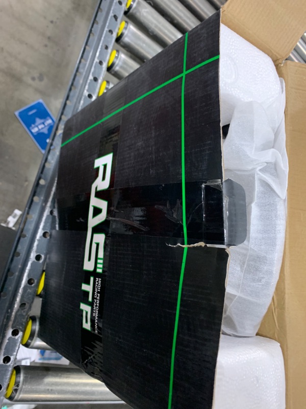 Photo 1 of RASTP Universal Racing Steering Wheel,Drifting Deep Dish Steering Wheel 13.8”/350mm 6 Bolts Grip Vinyl Leather & Aluminum with Horn Button for Car -Black