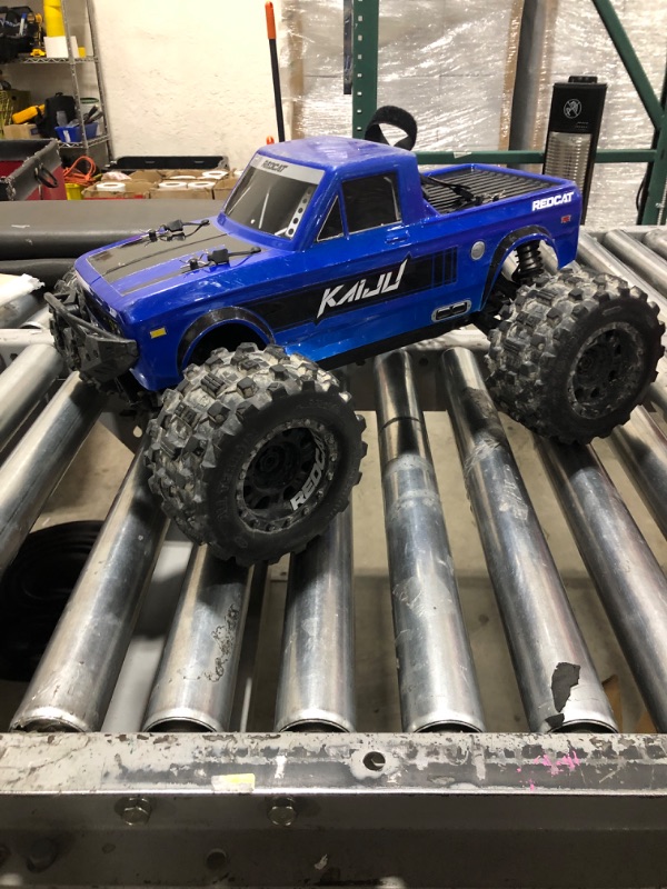 Photo 2 of Redcat Racing Kaiju - 1:8 Scale Monster Truck – RTR- 6S Ready, Blue (Kaiju-Blue)