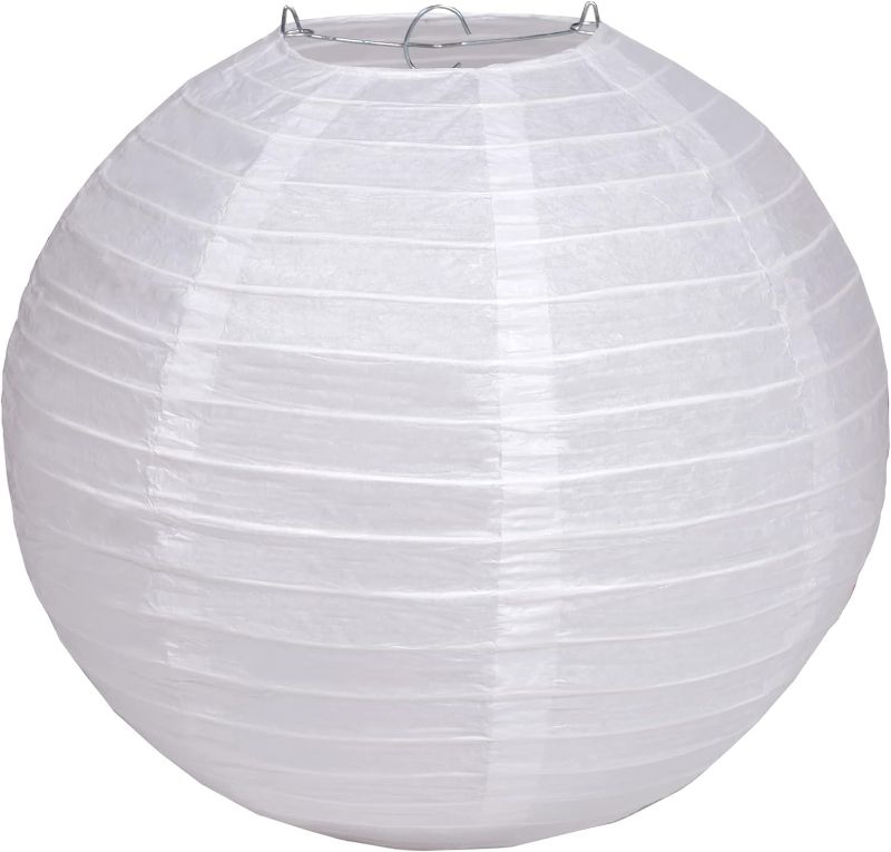 Photo 1 of  Round Paper Lanterns Lamp Wedding Birthday Party Decoration