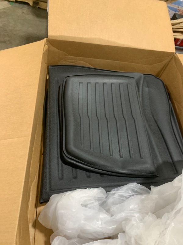 Photo 1 of BestEvMod for Refreshed Model 3 Highland Cargo Liner Trunk Mat & Frunk Mat TPE Protector Liner Compatible with 2024 Refreshed Tesla Model 3 Highland Accessories (Trunk Mat+Lower Trunk Mat+Frunk Mat)