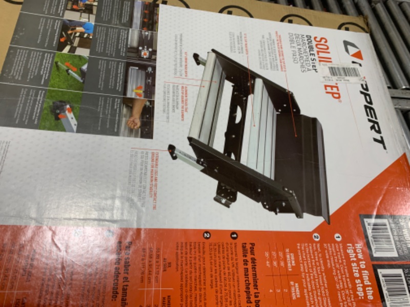 Photo 1 of Lippert-733932 Solid Step Double Step for RV and Travel Trailer Entry Doorway , Black, 30-inch