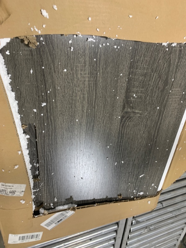 Photo 1 of Marsail L-Shaped Computer Desk with Monitor Raiser & Printer Stand, Home Office Corner Desk with Power Outlets & LED Light, Ergonomic Gaming Desk with Cable Management Tray, Hooks, Grey