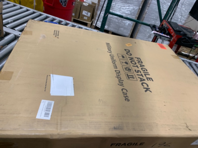 Photo 1 of Iheipye Military Uniform Shadow Box - Police Uniform Display Case - Jacket Display Box with 98% Uv Protection Acrylic and Hanger for Navy Police Officer Uniform Jacket XXL Sport Shirt, Black