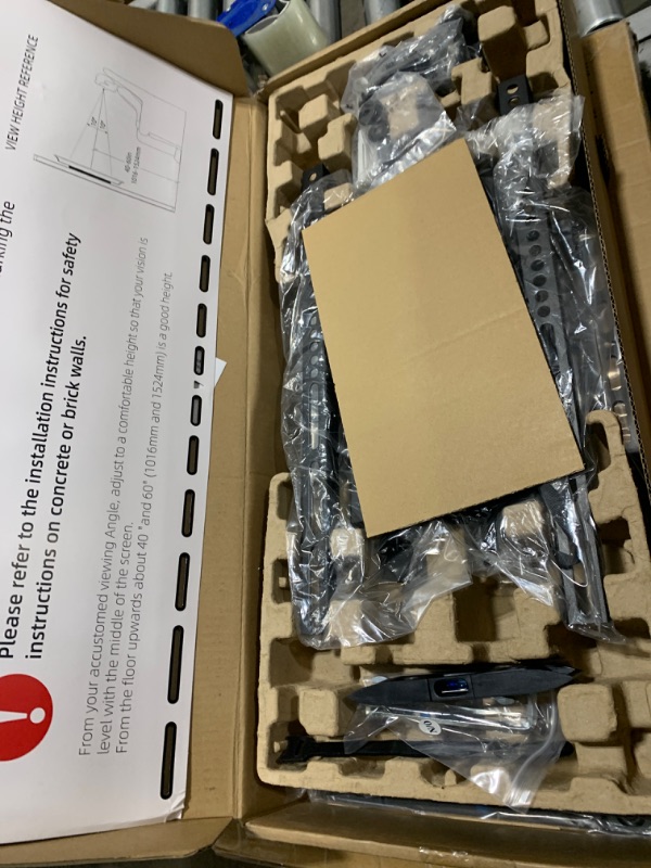 Photo 1 of HOME VISION Advanced Full Motion TV Mount for 32-90 Inch TVs, Tilt TV Wall Mount with Extension, Swivel, Slide and Level, Wall Mount TV Bracket - Max VESA 600x400mm, up to 132lbs, 16/18/24 Inch Studs