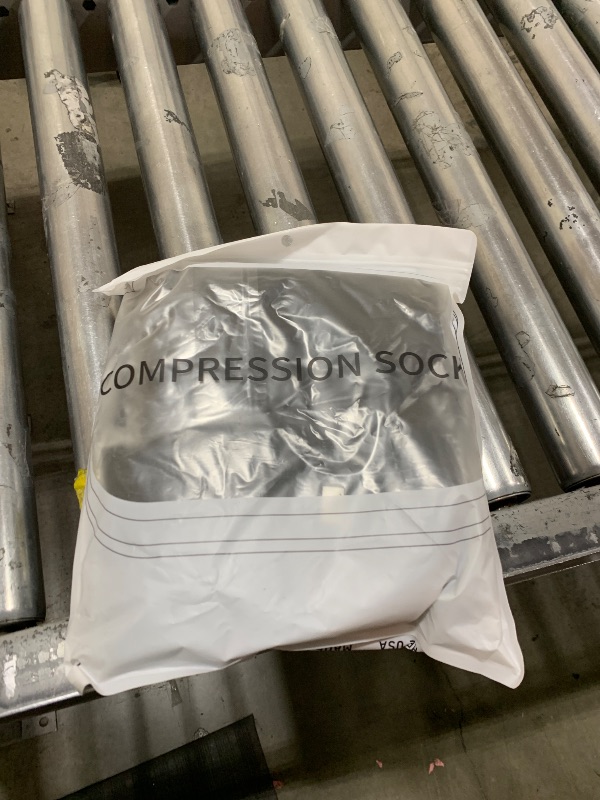 Photo 1 of 4 Pairs Open Toe Plus Size Compression Socks for Women and Men Wide Calf Extra Large for Circulation Support(B 3xl)