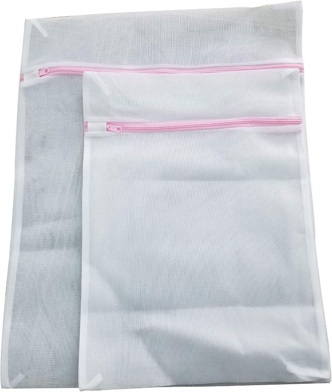 Photo 1 of Mesh Laundry Bags, middle, white
