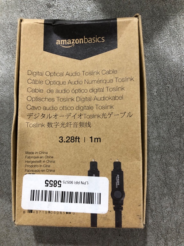 Photo 2 of Amazon Basics Digital Optical Audio Toslink Cable for Sound Bar