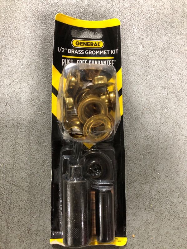 Photo 2 of General 1/2 in. D Brass Grommet Kit 1 pk