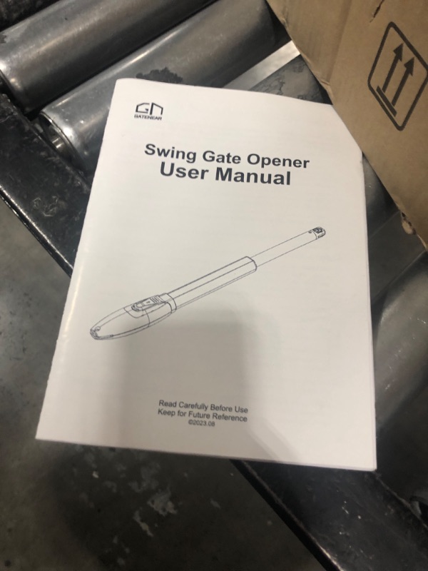 Photo 2 of Automatic Single Swing Arm Gate Opener with Control Box & 2X Remote Control, Up to 660lb or 10ft Long Gates, 433.92MHz Heavy Duty Electric Gate Opening Motor Complete Kit for Driveway Single Arm