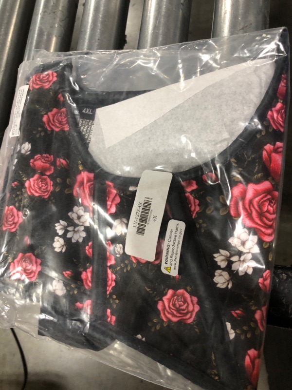 Photo 1 of Lavish Floral Satin Open Cup Waist Cincher 4XL
