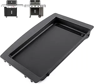 Photo 1 of QuliMetal 7599 Cast Iron Griddle for Weber Genesis II 300/600 Series Grills, GS4 Genesis II E/S-310, II E/S-315, II E/S-325, II E/S-335, II SE-335 and II E-610, Replace for Weber Genesis 2 Griddle