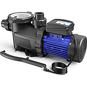 Photo 1 of AQUASTRONG 2 HP In/Above Ground Pool Pump with Timer, 115V, 8917GPH,High Flow, Powerful Self Primming Swimming Pool Pumps with Filter Basket
