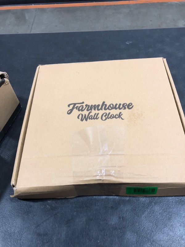 Photo 1 of NIKKY HOME Rustic Farmhouse Wood Wall Clock - 12 Inch Battery Operated Silent Non Ticking Distressed Wooden Shiplap Clock for Kitchen, Living Room, Bedroom, Bathroom