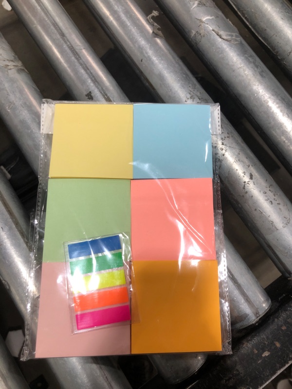 Photo 2 of YEECOK Sticky Notes 3x3 in, 12 Pads, Pastel Colors Self-Stick Note Pads, Sticky Pads Aesthetic, Super Sticking Power, Colorful Sticky Notes Bulk