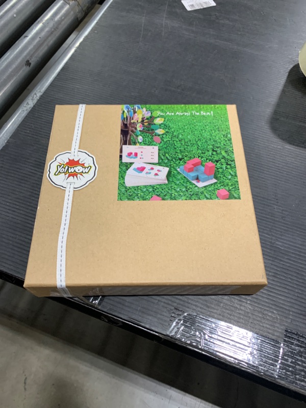 Photo 1 of YO!WOW Educational Wooden Building Blocks, Spatial Thinking Training Game with 3D Stereo Projection Space, Toddler Learning Toys for Boys Girls, Birthday Gift for Toddlers 3+ Year Old