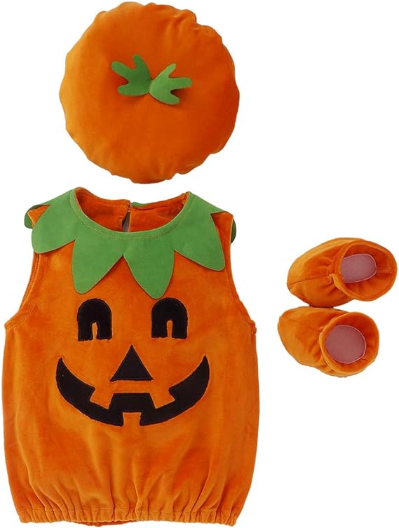 Photo 1 of  Infant Toddler Baby Boys Girls Halloween Pumpkin Costume Cute Outfits
