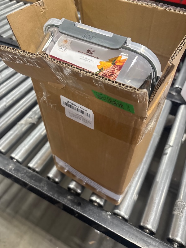 Photo 1 of DAS TRUST 5 Pack 36oz Glass Food Storage Containers Meal Prep Containers Reusable Fridge Organizers Lunch Container for Adults Airtight Pizza Salad Storage for Ovens