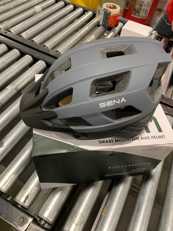 Photo 2 of Sena Adult M1 (2021) Mountain Bike Helmet, Matte Gray, Large US