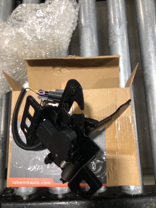 Photo 1 of labwork Front Hood Latch Lock with Sensor and Switch Assembly Replacement for Cadillac Escalade Chevrolet Avalanche Silverado Tahoe GMC Sierra Replace 15139168
