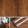 Photo 1 of Livelynine Brown Wood Contact Paper Waterproof Kitchen Cabinet Wallpaper Peel and Stick Wood Stickers for Furniture Wood Grain Vinyl Wrap for Cabinets Desk Table Kitchen Counter Top Covers 15.8"x78.8"
