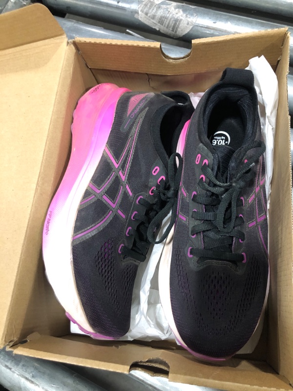 Photo 2 of ASICS Women's Gel-Kayano 31 Running Shoes, 7.5, Black/Bold Magenta