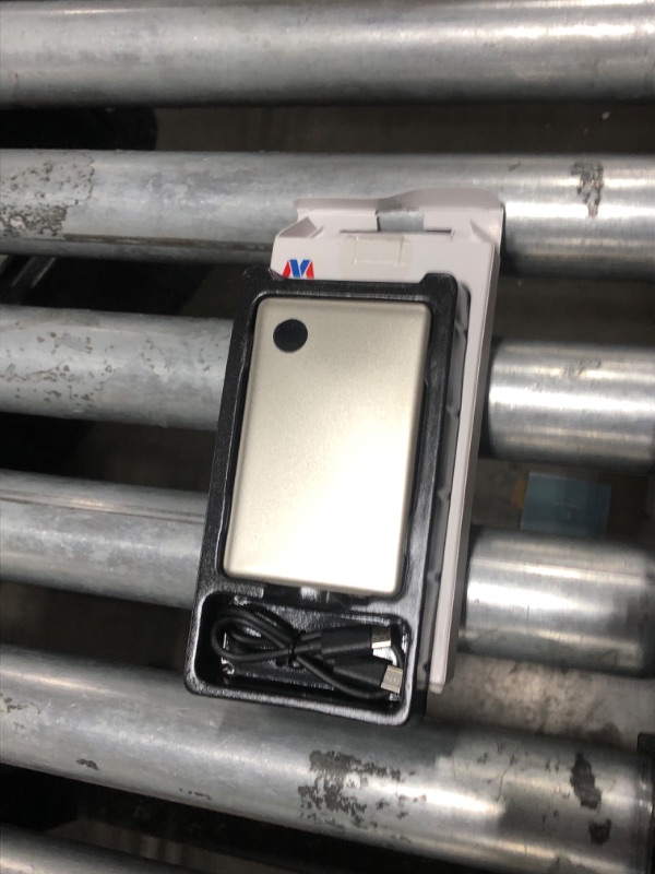 Photo 1 of MYBAT 5000mAh Magnetic Wireless Power Bank - Natural Titanium