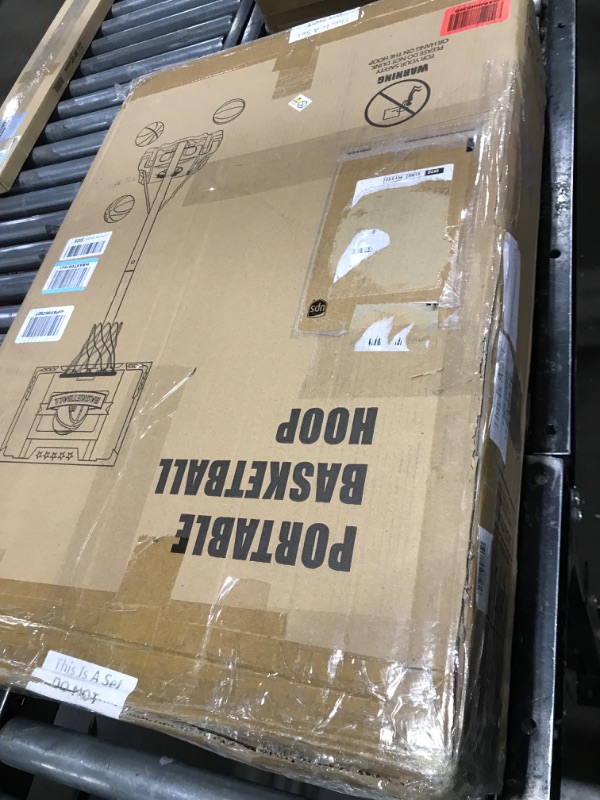 Photo 1 of HyDren LED Pool Basketball Hoop Poolside Swimming Pool with Light Outdoor Electronic Scoreboard 45''-59'' Adjustable Height Rim with 4 Balls and Pump Backboard Light Up Pool Games for Adults Teens