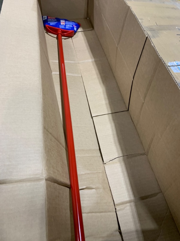 Photo 1 of O-Cedar PowerCorner Angle Broom Red, 1 Each