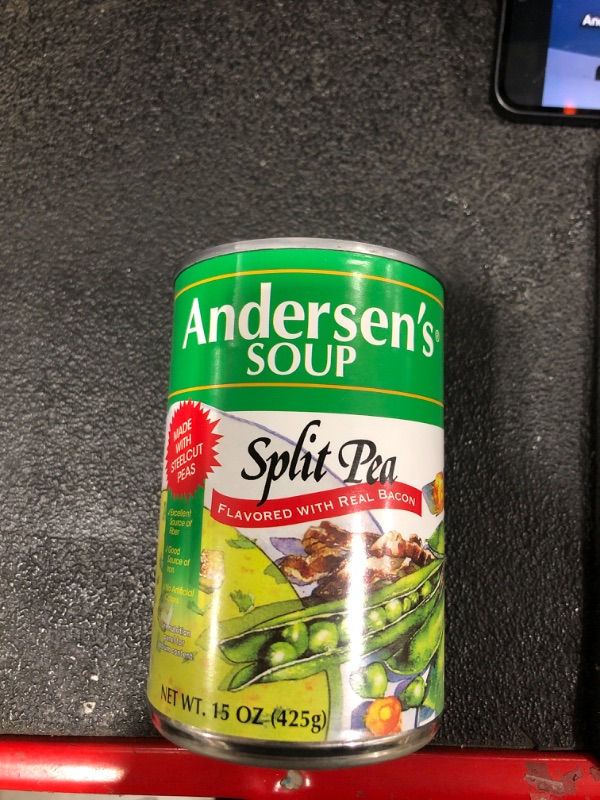 Photo 2 of  EXP. Date: 10/2024  Andersens Soup, Creamy, Split Pea, Flavored with Real Bacon - 15 oz 12 pack