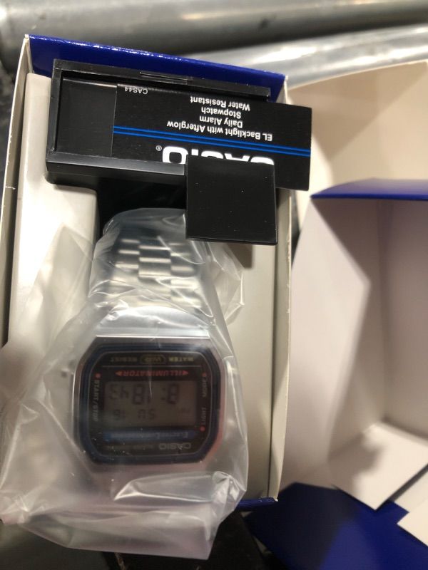 Photo 1 of Casio Men's Classic Digital Electro Luminescence Bracelet Wrist Watch
