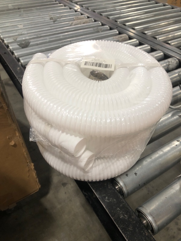 Photo 2 of 4 Pcs 1.25" Pool Hose, 59" Long Accessory Pool Pump Replacement Hoses, Compatible with All Above Ground Pool Filter Pumps that Use 1 1/4 Diameter Hoses 1.25'' x 59'' White-4pack