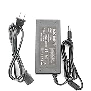 Photo 1 of 12V 5A Power Adapter, AC100-240V to DC12V Transformers,Power Supply for LED Strip Light,Wireless Router,ADSL Cats,Security Cameras,5A Max, 60 Watt Max 2.1mm X 5.5mm US Plug
