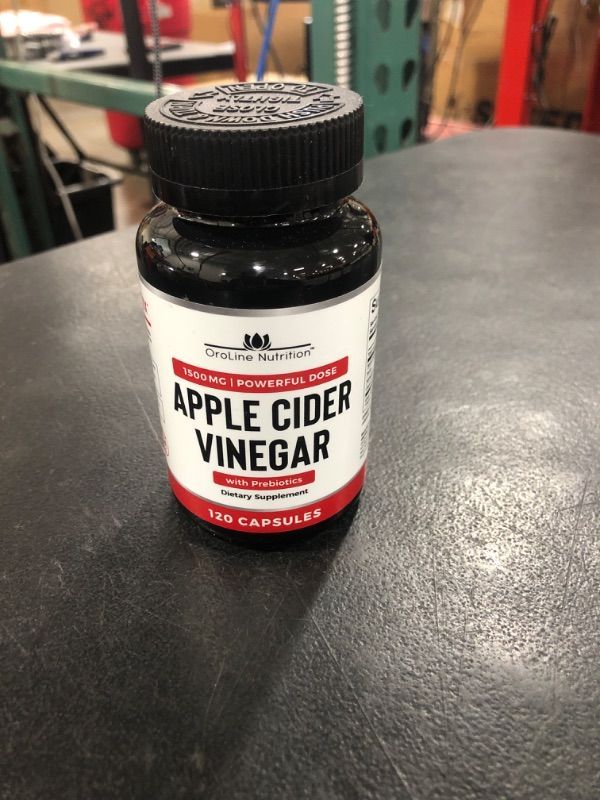 Photo 1 of Apple Cider Vinegar Pills with Prebiotic, 2 Month Supply - Apple Cider Vinegar Capsules - Apple Cider Vinegar Supplements, Apple Vinegar Tablets - Energy and Gut Health Support for Women & Men 1500 mg BB 10.04.25