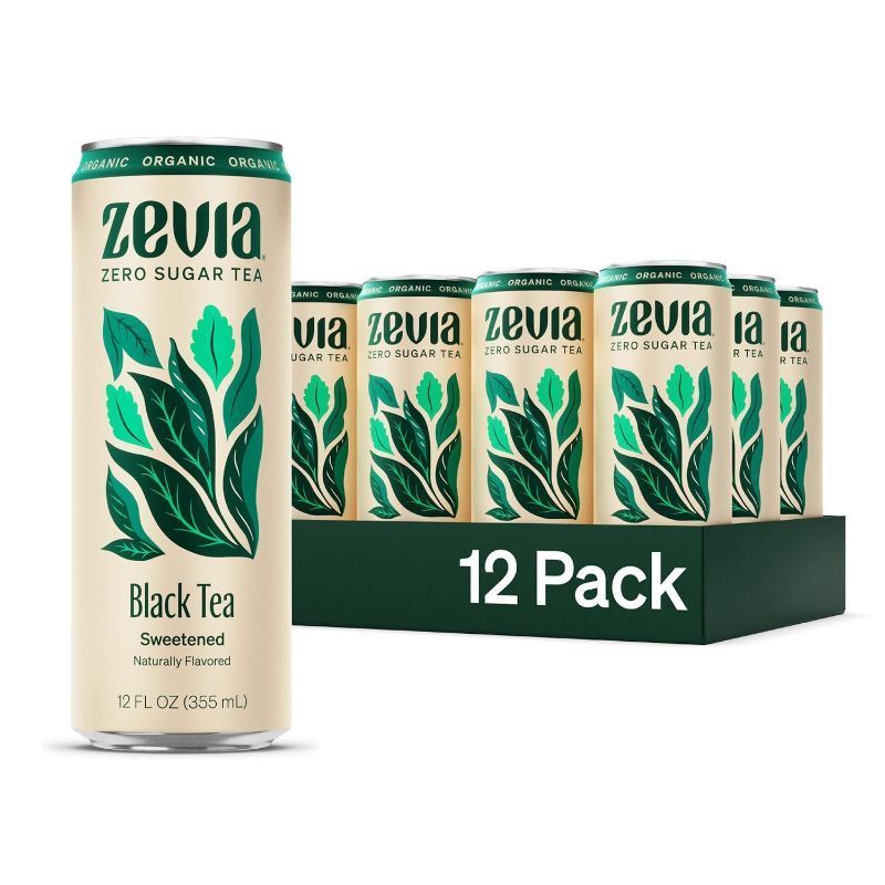 Photo 1 of 12 PACK ZEVIA Organic Sweetened Black Tea, 12 FZ BB 11.14.24