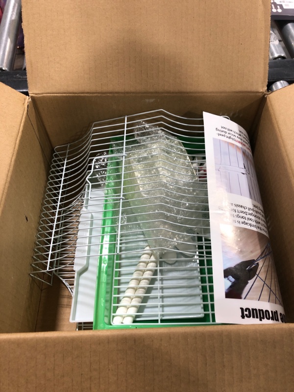 Photo 2 of Capuca Small Bird Travel Cage - The Lightweight Small Birds Starter Kit with Birdcages and Accessories Great for Parakeets Lovebirds Parrotlets Finches Canaries